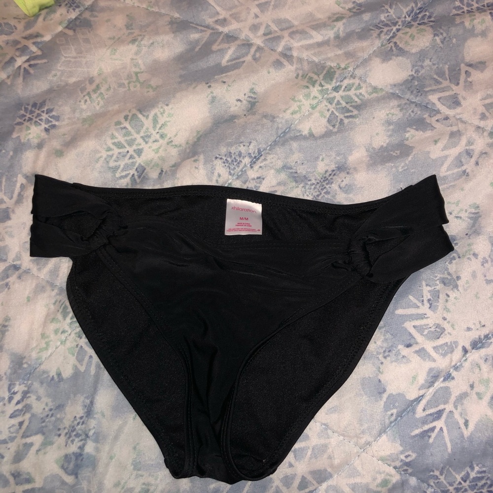 Black bikini bottom